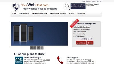 Free Web Hosting Template