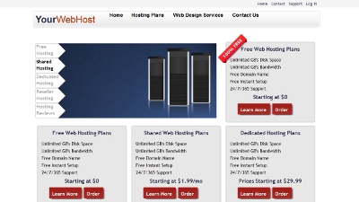 Free Web Hosting Template