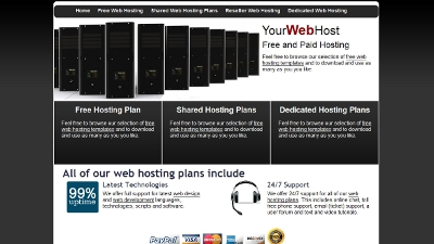 Free Website Hosting Template by FreeWebHostingTemplates.com