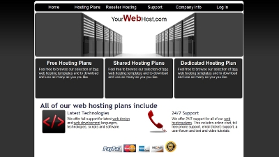 Free Web Hosting Template